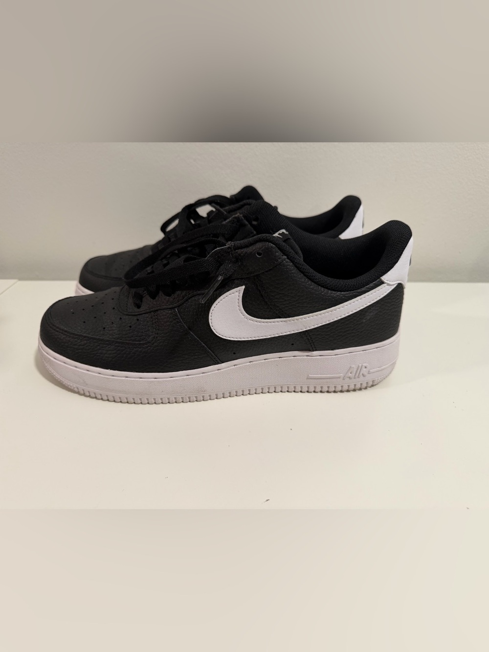 Nike Black & White Low-Top Swoosh Sneakers